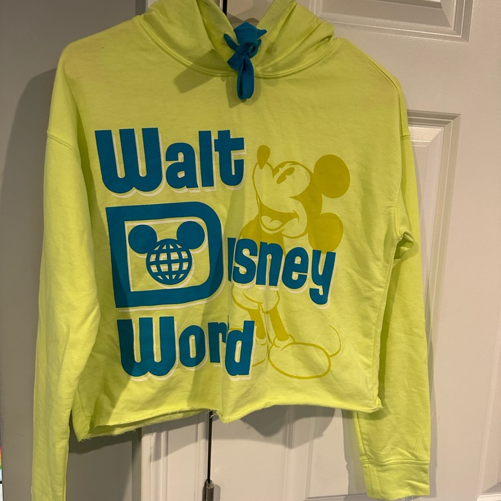 Disney cropped hoodie